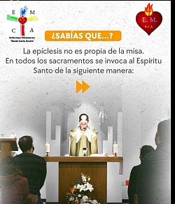 ¿ SABIAS QUÉ LA EPÍCLESIS....?